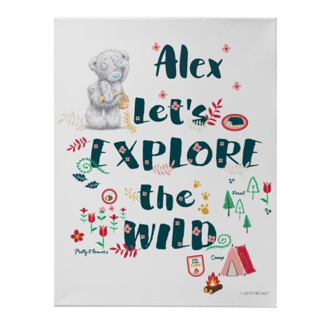Personalised Me to You Let’s Explore the Wild Canvas £14.99